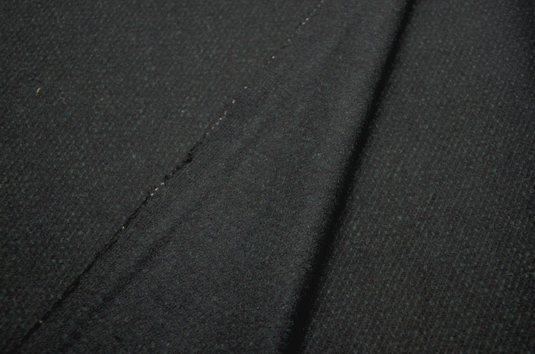 Арт. 59091-11 ткань пальтовая #Black/Green 3