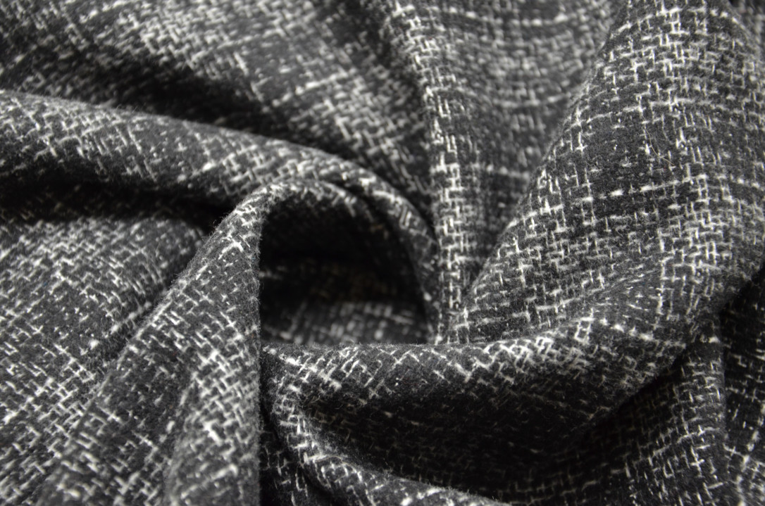 Арт. XQ-20-AR0701 ткань пальтовая #Black