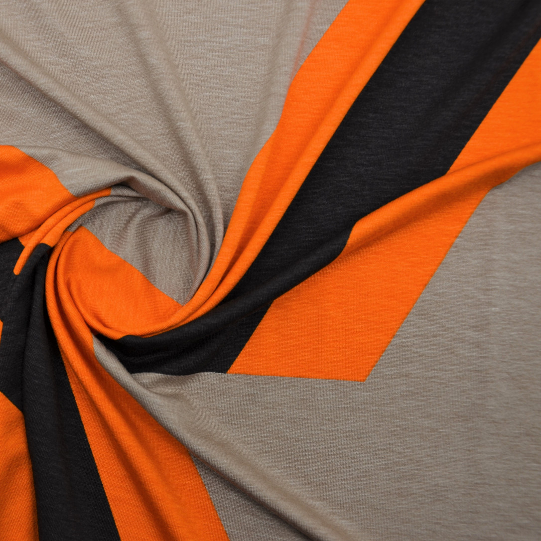 Арт. № 026 ткань плательно-блузочная #orange 3