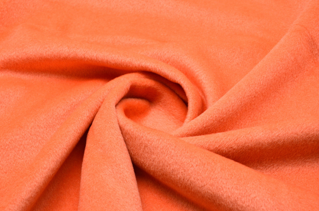 Арт. 025018 ткань пальтовая #2-3 светло-оранжевый 2
