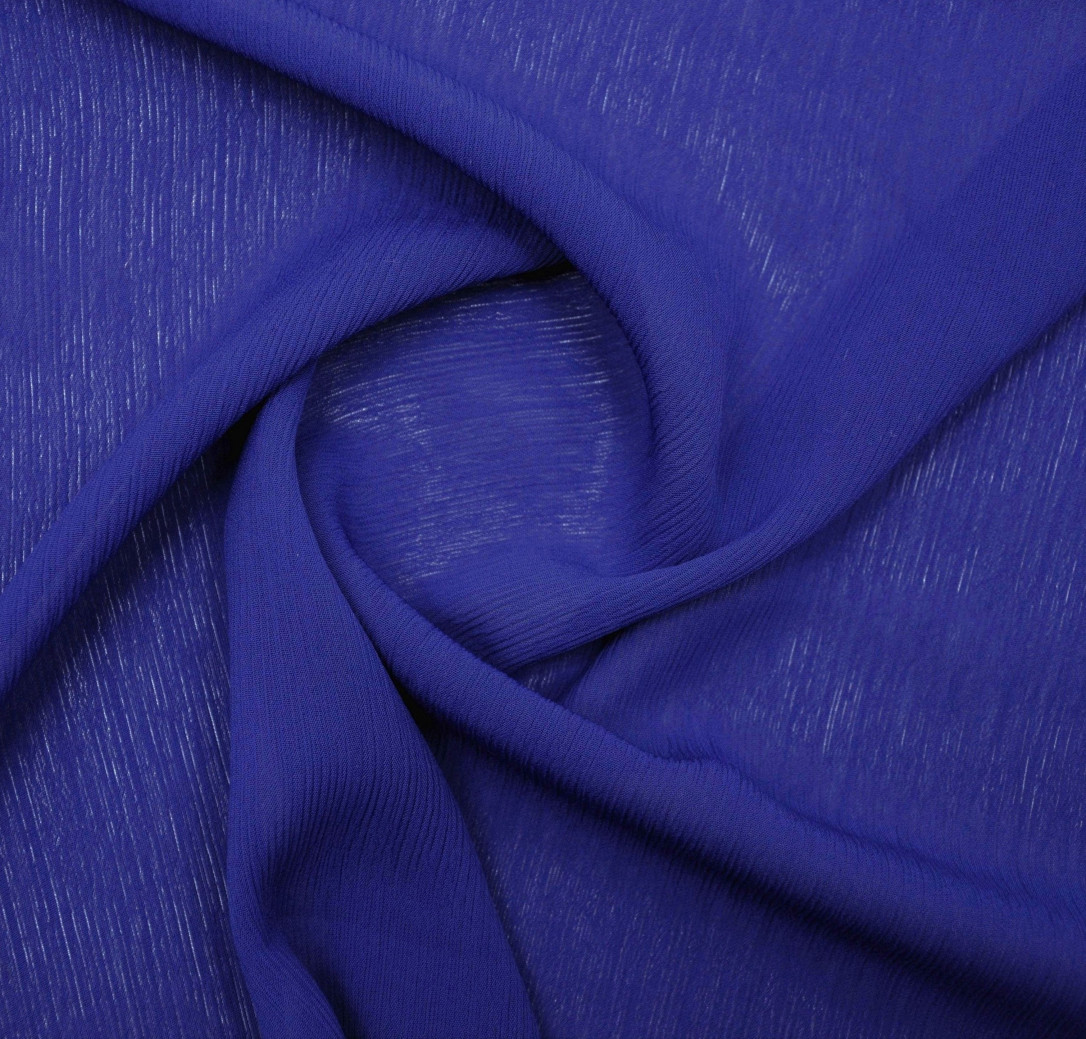 Арт. Georgette PL ткань плательно-блузочная #Blue