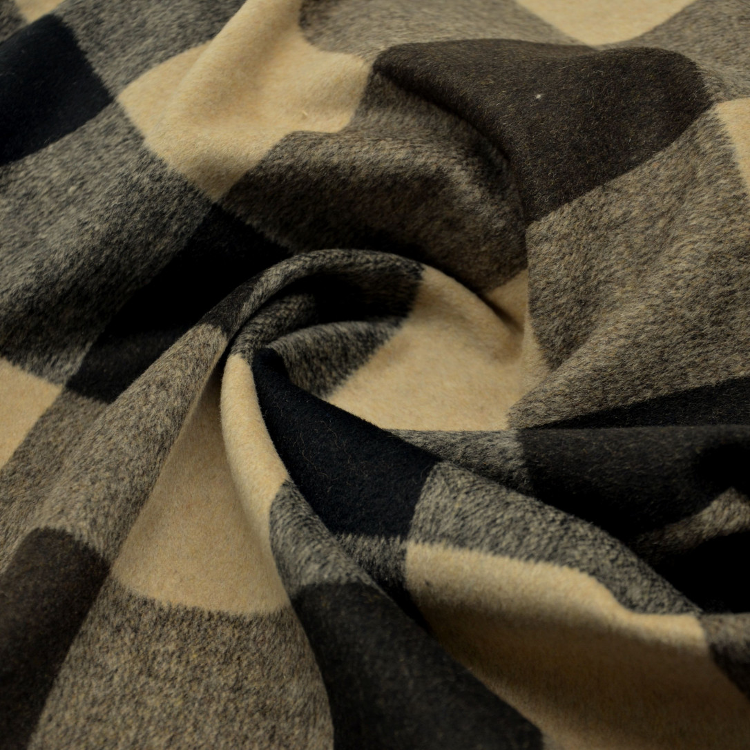 Арт. MLR-WYC 015 ткань пальтовая #Beige/Black 4