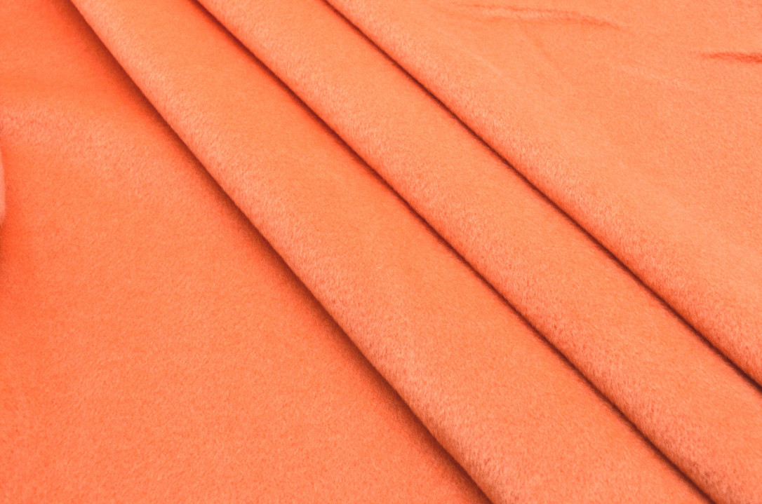 Арт. 025018 ткань пальтовая #2-3 светло-оранжевый
