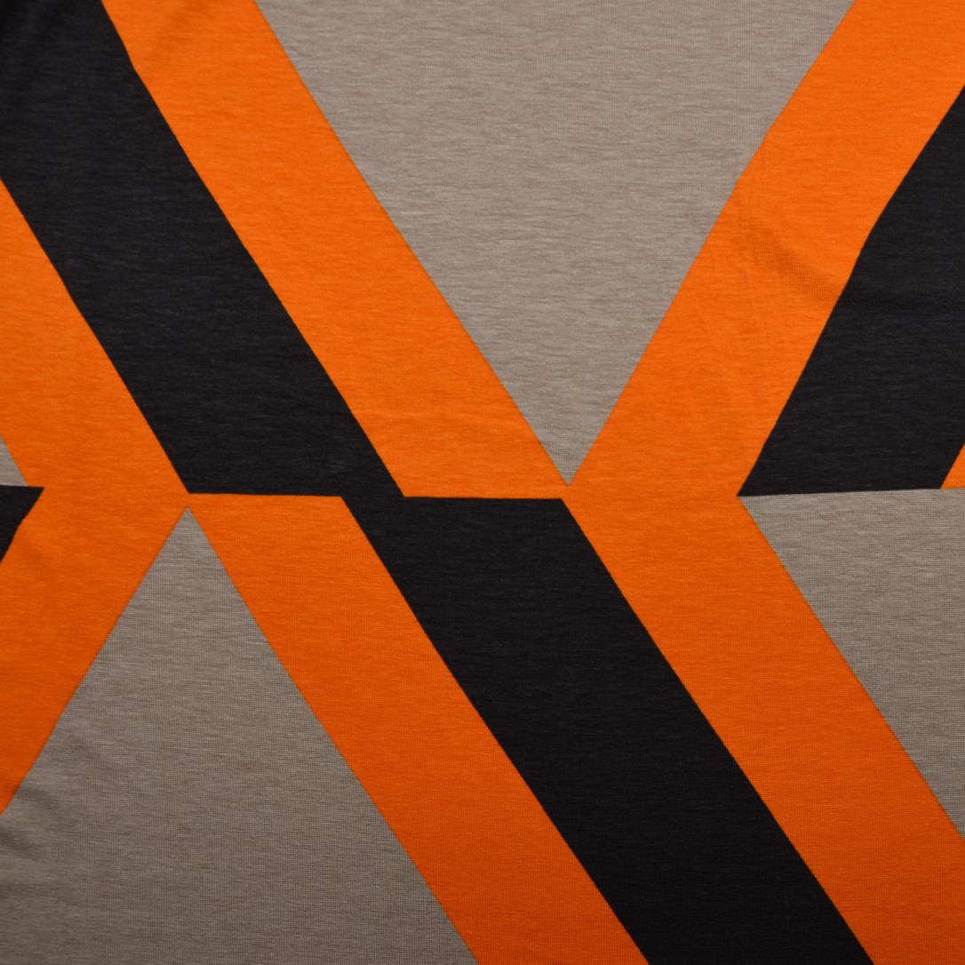 Арт. № 026 ткань плательно-блузочная #orange 5