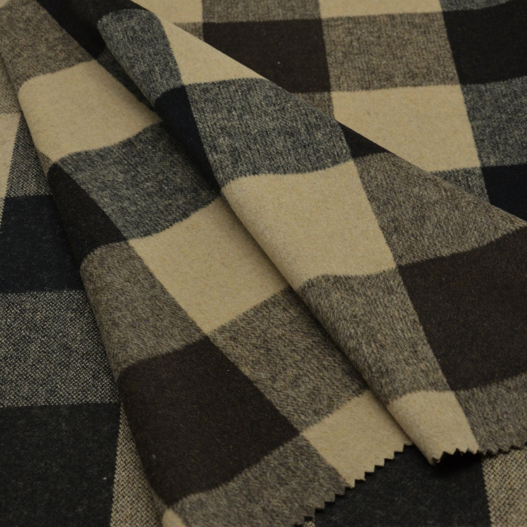 Арт. MLR-WYC 015 ткань пальтовая #Beige/Black