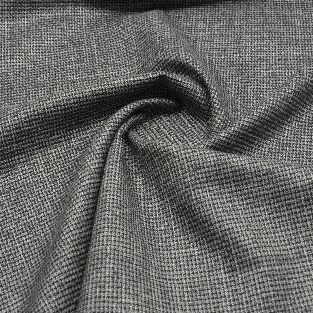Арт. 19096 ткань костюмная #Black 3