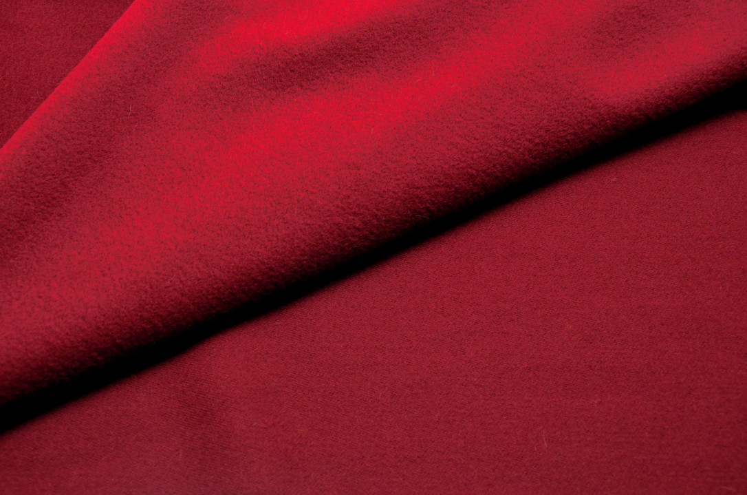 Арт. 024269 ткань пальтовая #1013 темно-красный 3