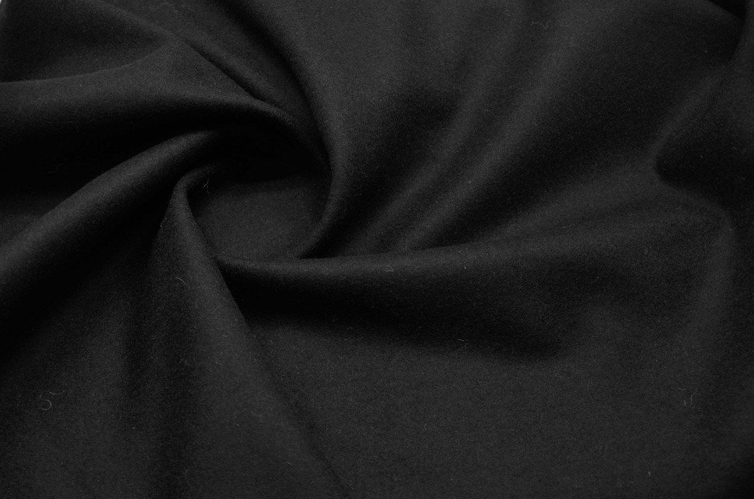 Арт. HB12202 ткань пальтовая #BLACK