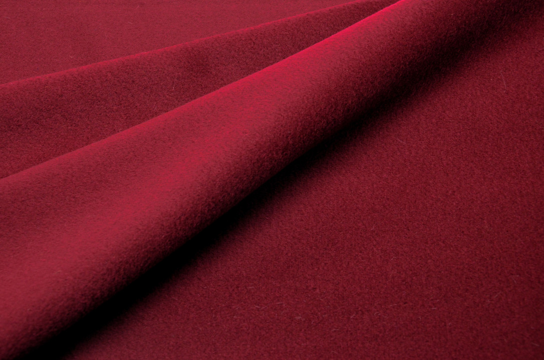 Арт. 024269 ткань пальтовая #1013 темно-красный 2
