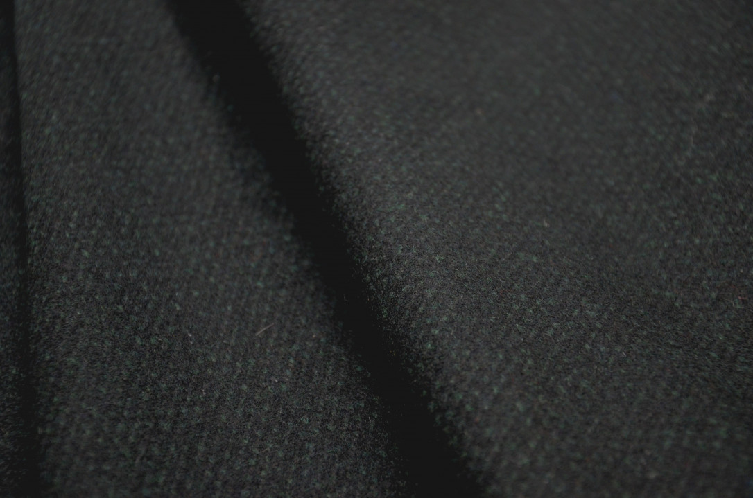 Арт. 59091-11 ткань пальтовая #Black/Green 2