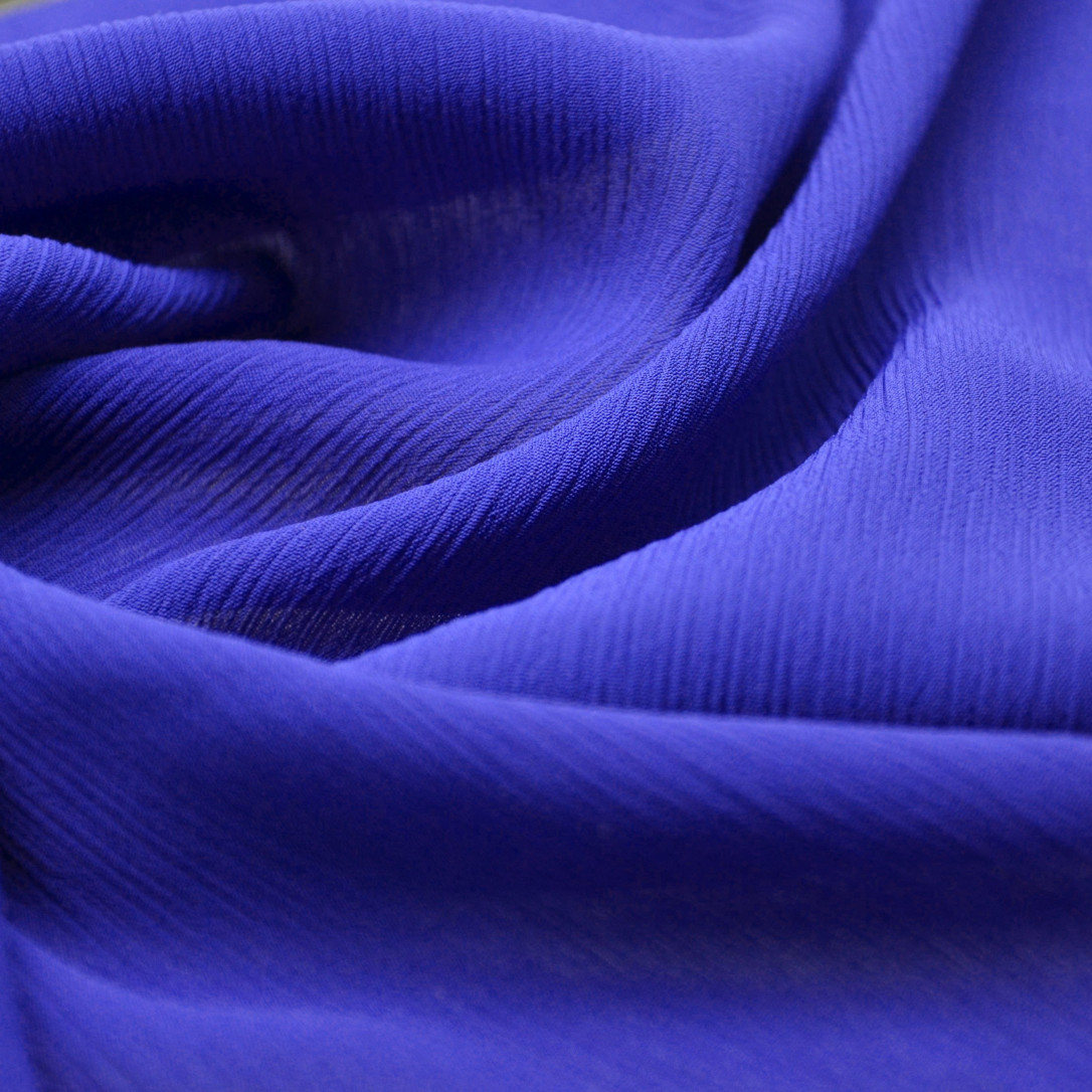 Арт. Georgette PL ткань плательно-блузочная #Blue 3