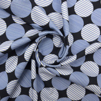 Арт. 002 ткань плательно- блузочная BLUE/WHITE-mini