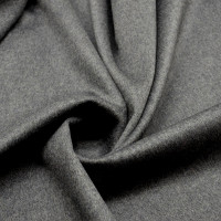 Арт.15681 ткань пальтовая #2 серый меланжевый-mini