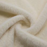 Арт. B.Mink ткань пальтовая длинноворсовая "норка" #2 молочный-medium