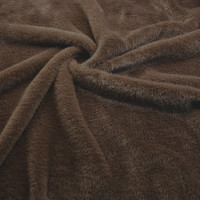 Арт. B.Mink ткань пальтовая длинноворсовая "норка" #69 коричневый-mini