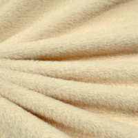 Арт. B.Mink ткань пальтовая длинноворсовая "норка" #504 светло-желтый, молочный-mini