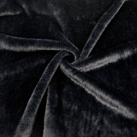 Арт. B.Mink ткань пальтовая длинноворсовая "норка" #S35C темно-синий-medium