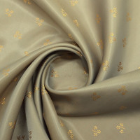Арт. PV2416821 ткань подкладочная #124 серо-золотой-mini